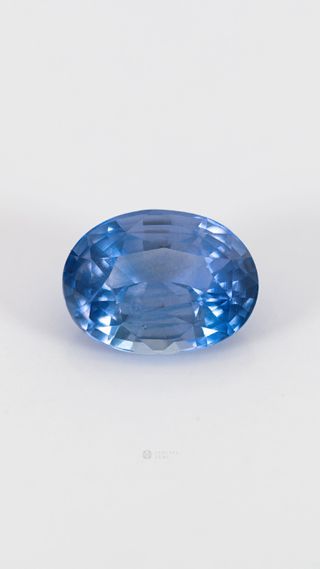 Natural Blue Sapphire Unheated, Oval thumbnail 2