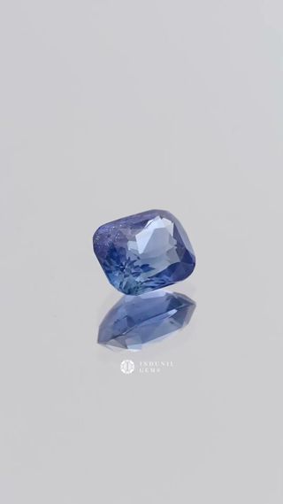 Natural Blue Sapphire, Cushion thumbnail 2