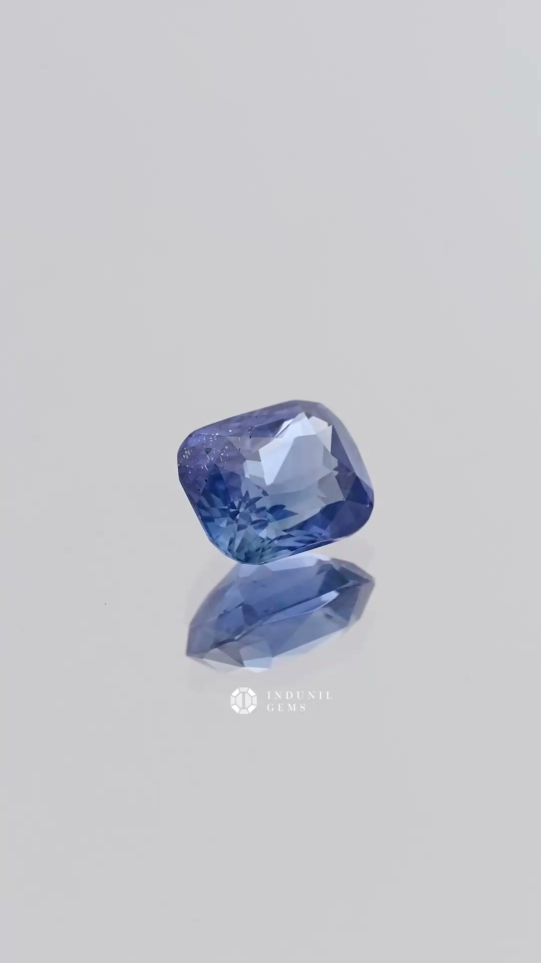 Natural Blue Sapphire, Cushion