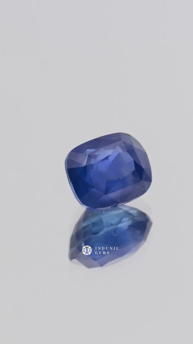 Natural Blue Sapphire, Cushion