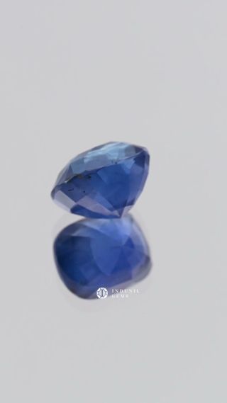 Natural Blue Sapphire, Cushion thumbnail 6