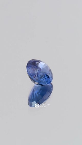 Natural Blue Sapphire, Oval thumbnail 9