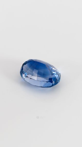 Natural Blue Sapphire, Oval thumbnail 5