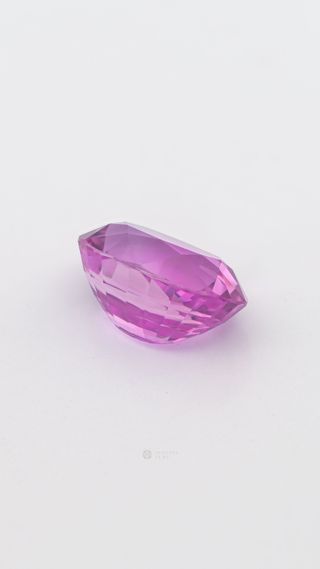 Natural Pink Sapphire, Round thumbnail 4