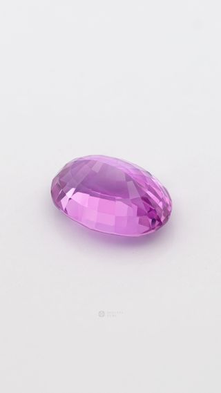Natural Pink Sapphire, Round thumbnail 5