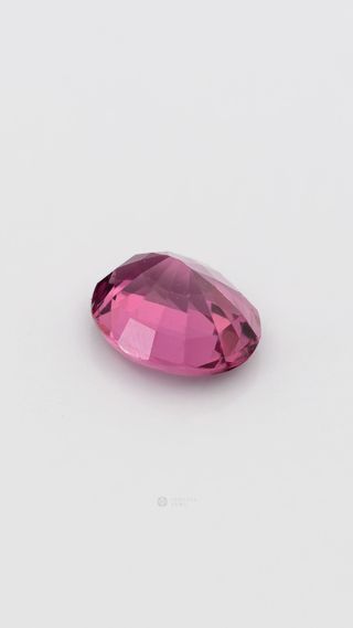 Natural Reddish-Pink Spinel, Round thumbnail 5