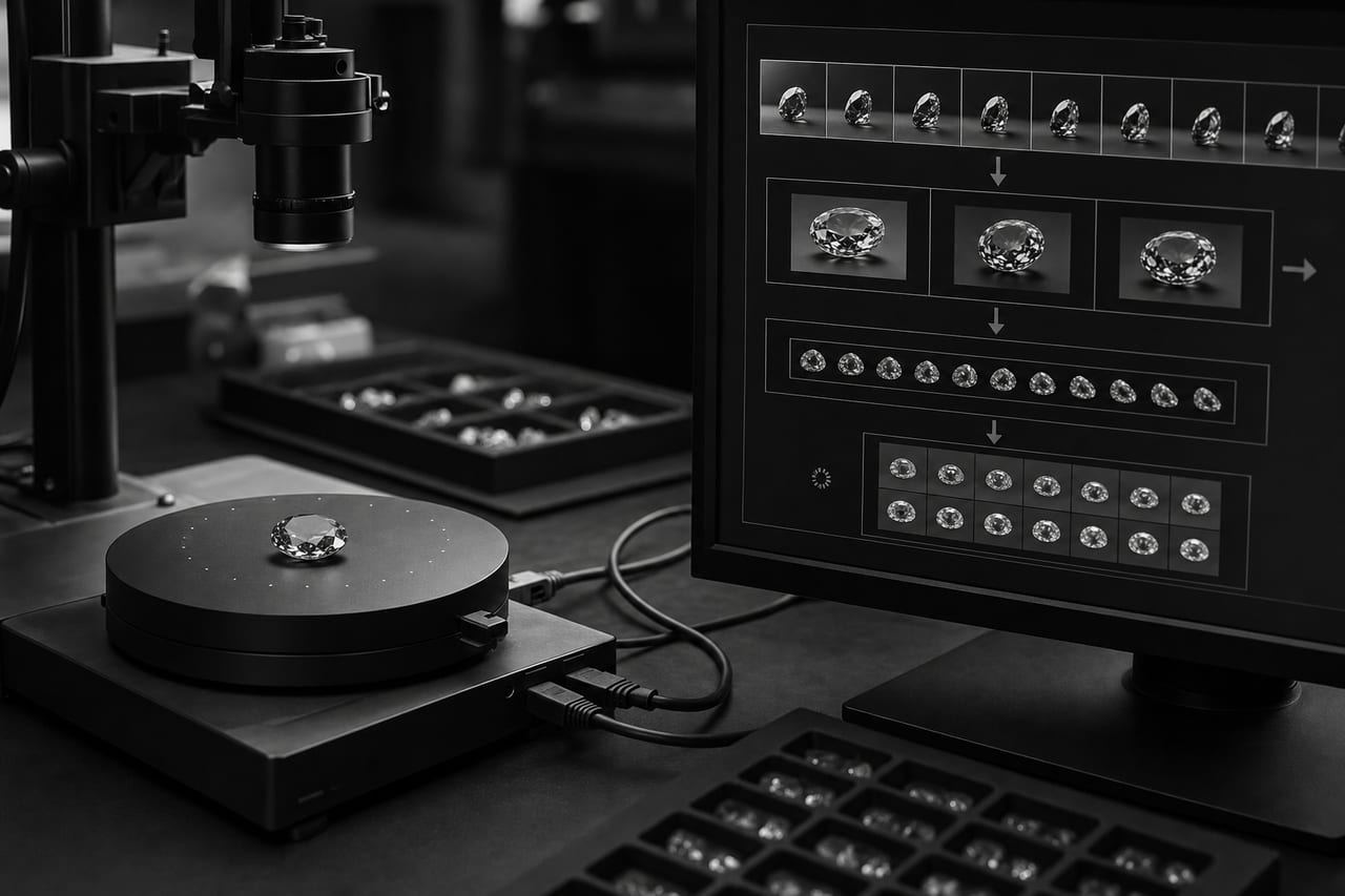 From stone to shop: what an automated gem ingest pipeline handles